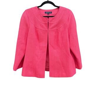 Jones New York Signature Pink tweed Women's Jacket, women's size 14